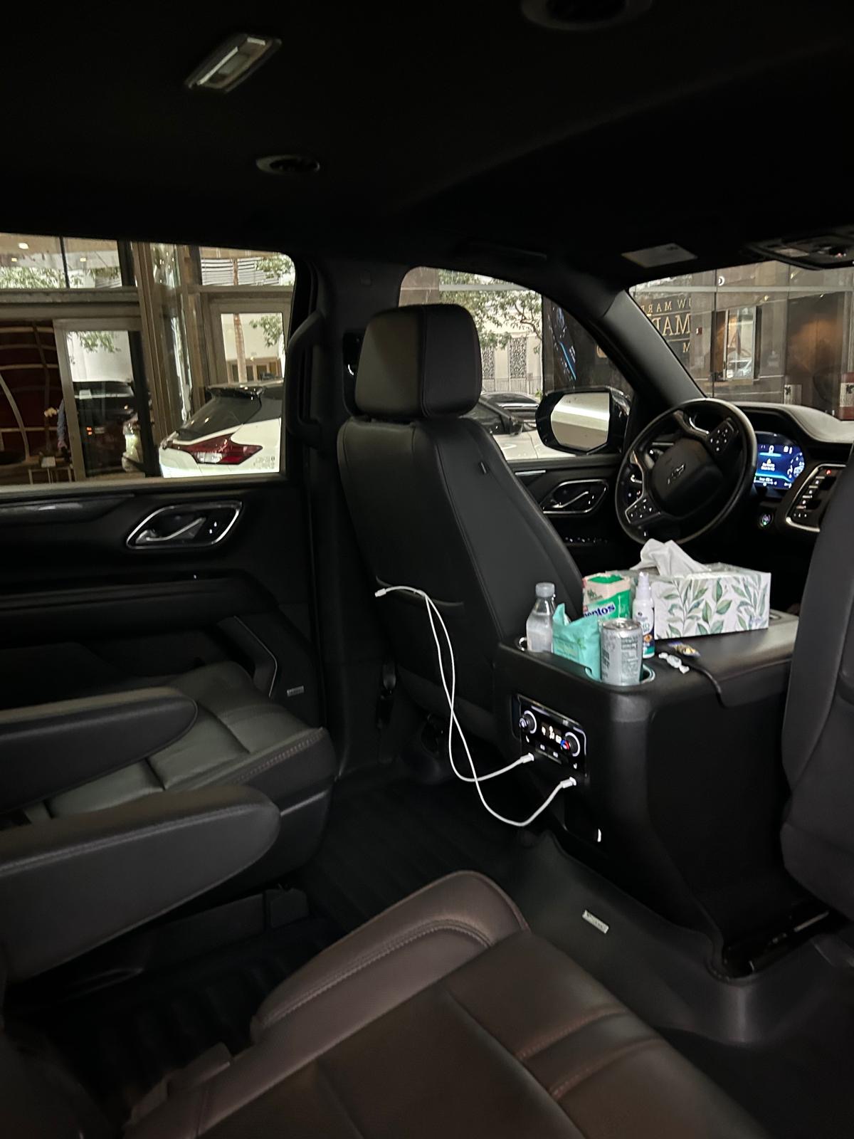 Spacious Chevrolet Suburban interior